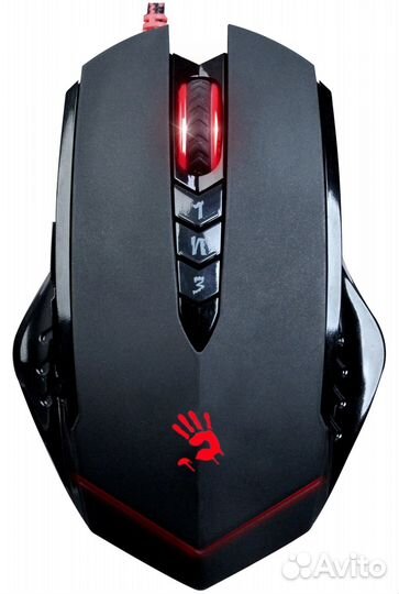 Игровая проводная мышь A4Tech Bloody V8, черный
