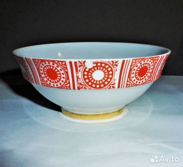 Редкая пиала вазочка Орнамент Полтавский фз СССР