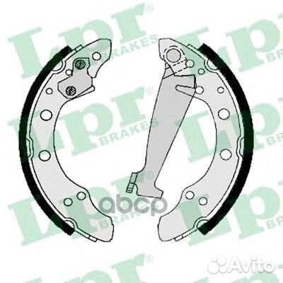 Колодки торм. барабанные 06830 Lpr
