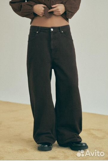 Джинсы Zara Trx Relaxed Oversize Mid rise