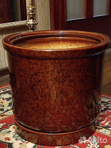 Горшок керамический большой