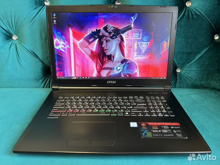 Игровой MSI GP72 17,3 i7 GTX1060 FHD IPS 16GB