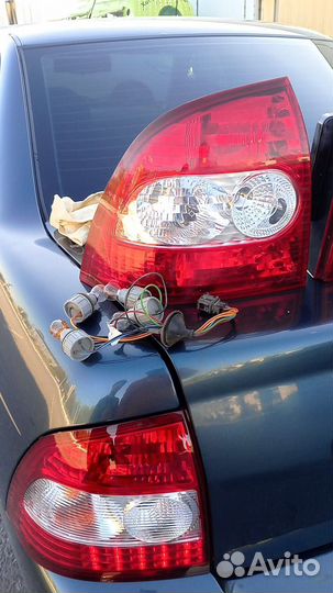 Задние фары от priora 2014