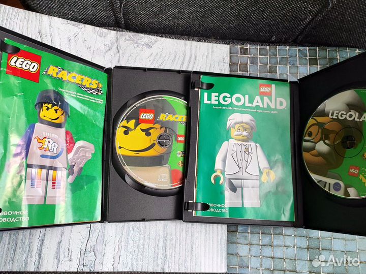 Lego racers. Legoland. Диск с игрой. Коллекционка