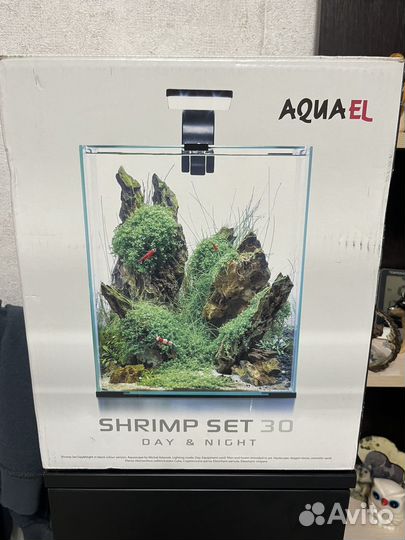 Aквариум aquael shrimp SET plant 30 (30 л)