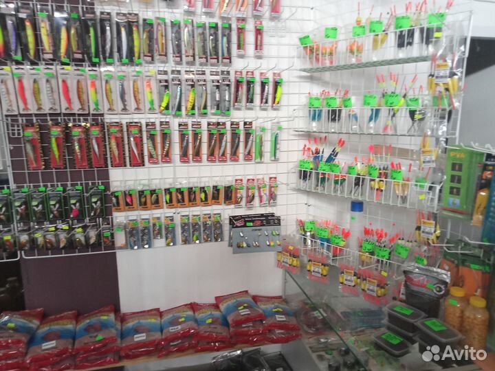 Магазин рыболовных товаров, доход 100к