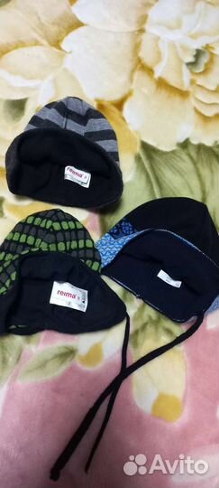 Шапки reima, шлем,много шапок