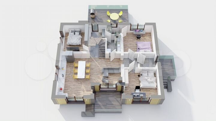 Дом 100 м² на участке 7 сот.