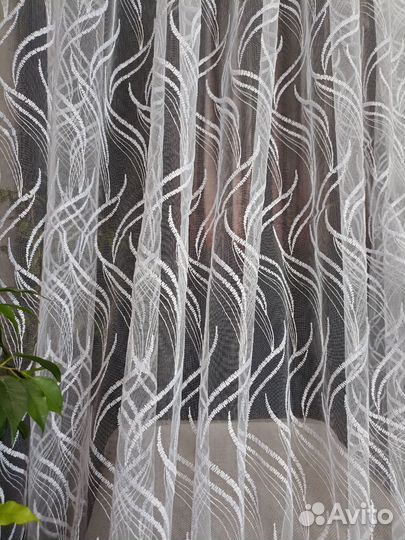 Тюль новый готовый