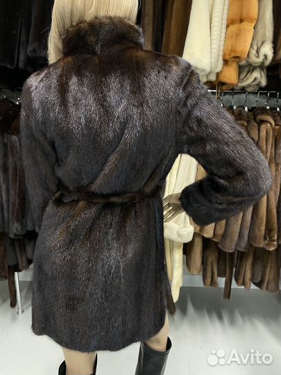 Стильный полушубок из норки 40-42 р