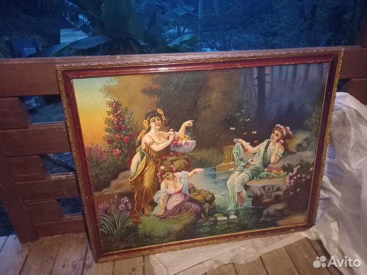 Старинная антикварная картина