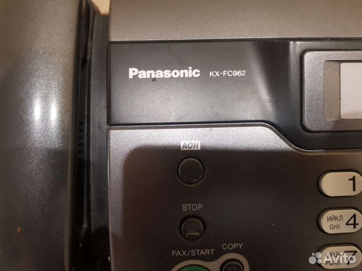 Факс panasonic телефон