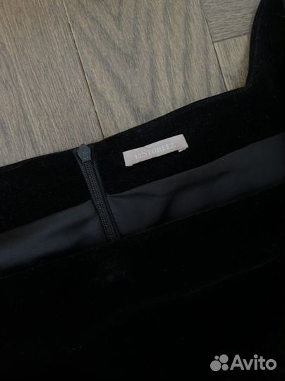 12 storeez платье бархатное