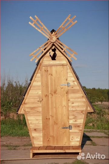 Дачный туалет с установкой