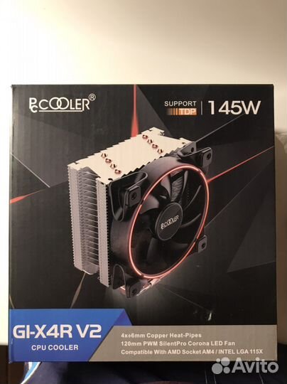 Кулер процеccорный pccooler 145W