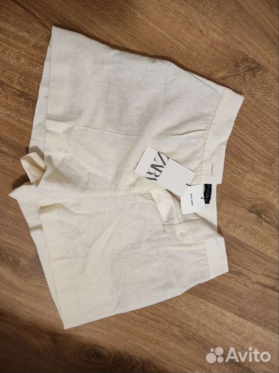 Шорты женские льняные 44 Zara