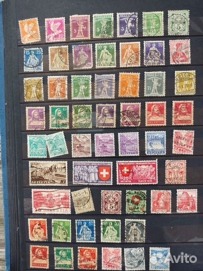 Почтовые марки Швейцария