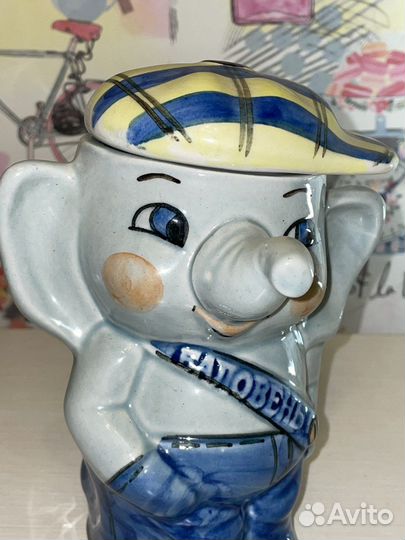 Керамический слон для хранения