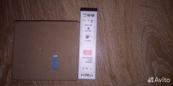 Блок питания на din рейку 220/24 В Mean Well
