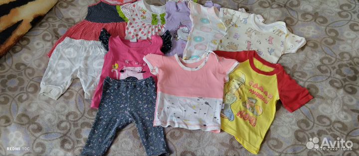 Детская одежда для девочек пакетом