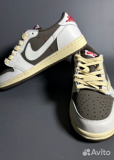 Кроссовки Travis Scott x Air Jordan 1 Люкс