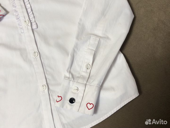 Блузка школьная на девочку белая