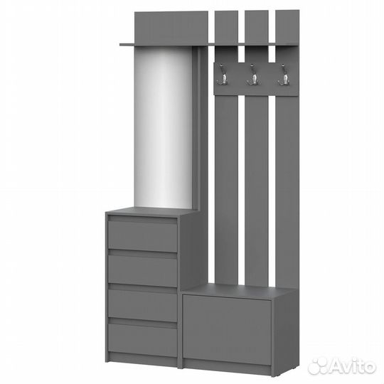 Айден вешалка вш06-1100 (Графит)