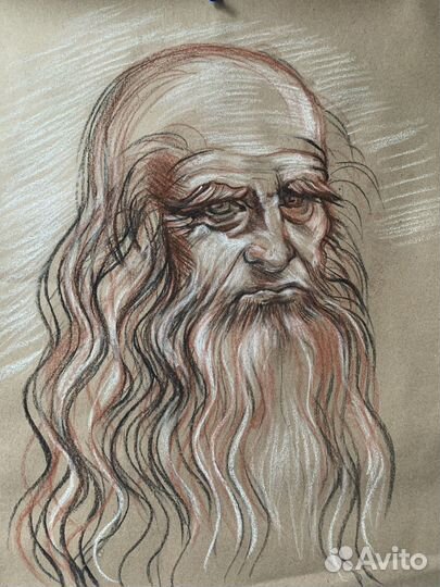 Работы карандашом, углем, сангиной