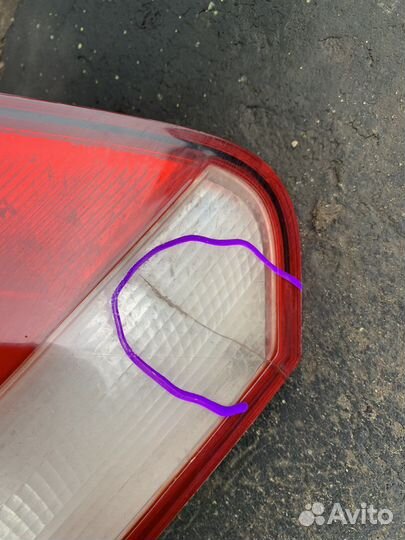 Фонарь Поло 5 задний правый дефект