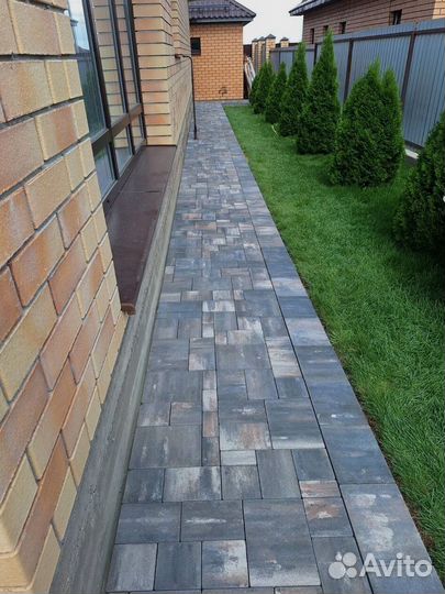 Тротуарная плитка Кирпич / доставка по всей РФ