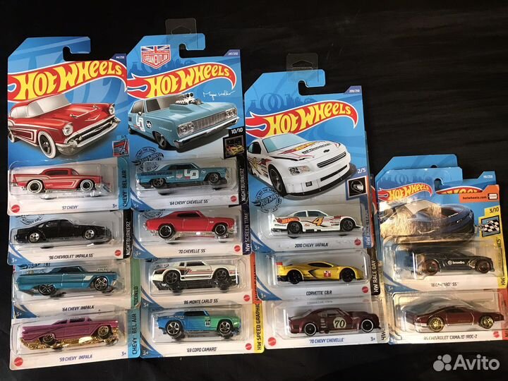 Hot Wheels - америкацы Ford, Dodge, Tesla и др