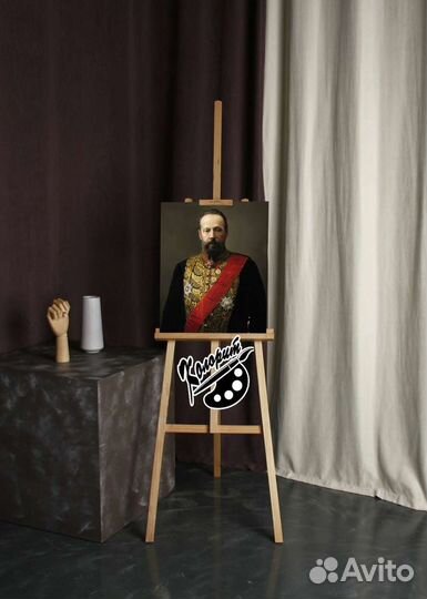 Витте С. Ю. портрет на холсте 40х50см