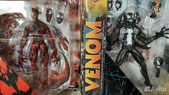 Фигурки Marvel select Venom и Carnage