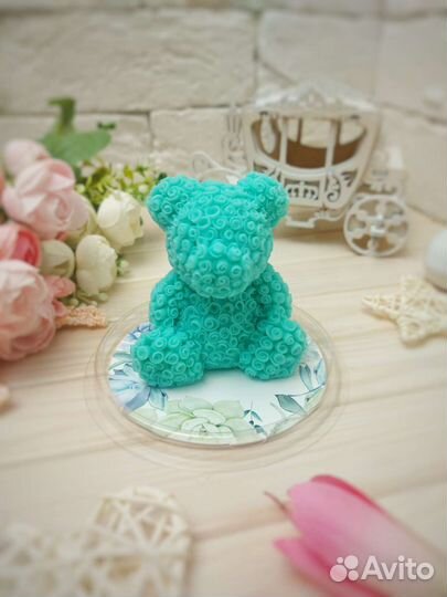 Мишка из мыла ручной работы