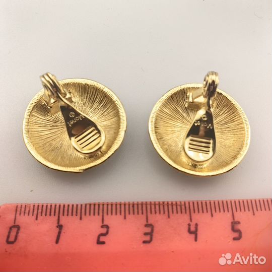 Винтажная бижутерия клипсы Monet