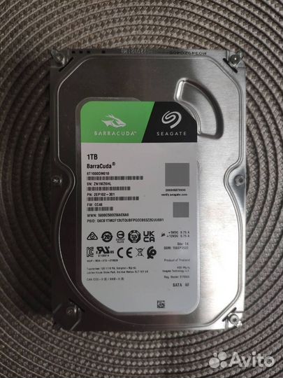 Жесткие диски 1 тб Seagate Barracuda