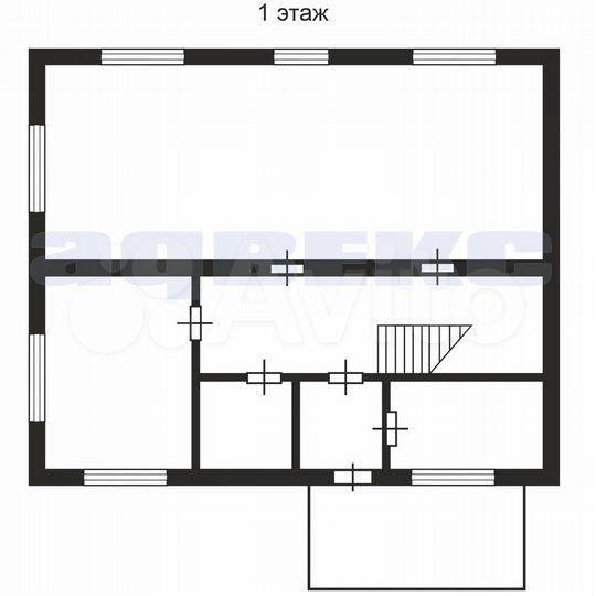 Коттедж 178 м² на участке 12 сот.