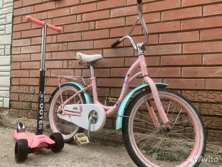 Продам велосипед детский,и самокат