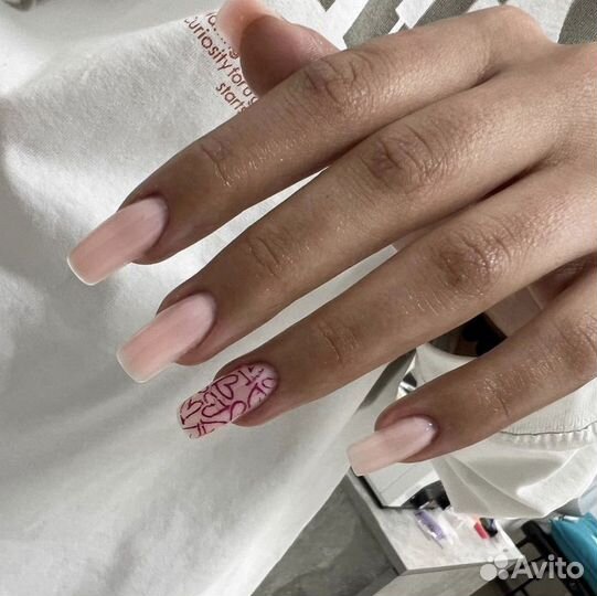 Модель на наращивание ногтей бесплатно