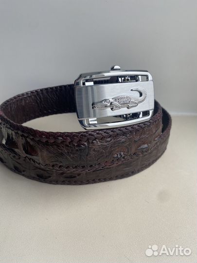 Ремень из кожи крокодила