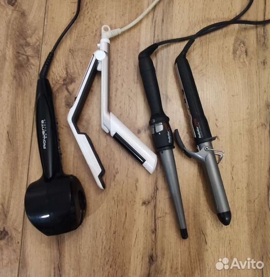 Стайлеры, плойки, щипцы babyliss pro, rowenta