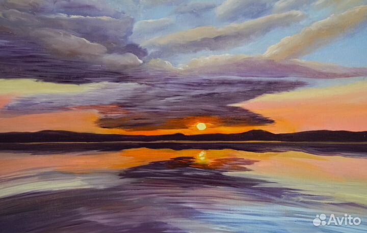 Картина маслом на холсте 