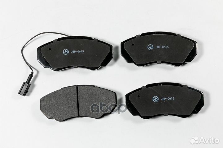 Колодки тормозные дисковые, передние JBP0615 Just