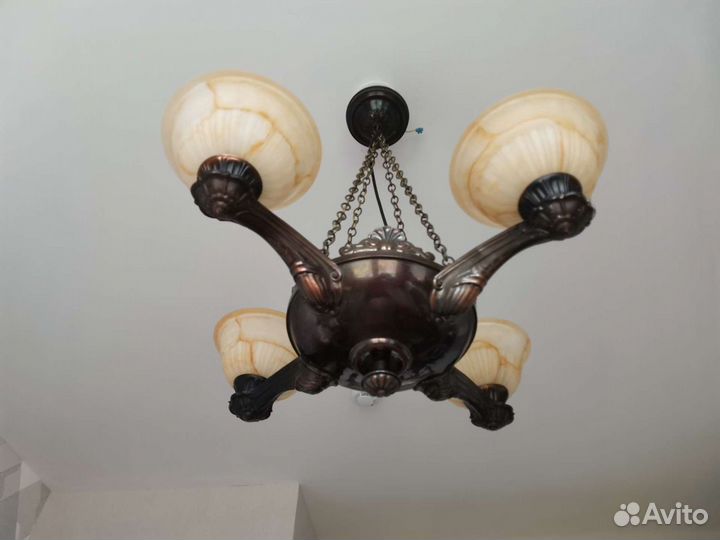Старинная люстра модерн. Франция