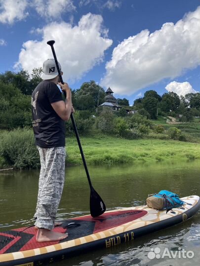 Сплав на сап бордах 13 августа по Жиздре