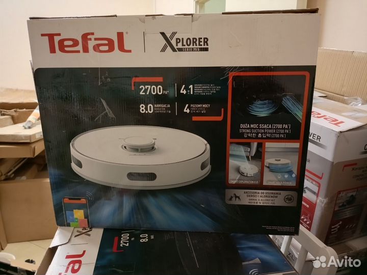 Робот пылесос tefal RG8577WH