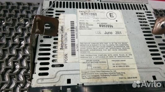 Магнитола nissan pathfinder R51 (72F10I401)