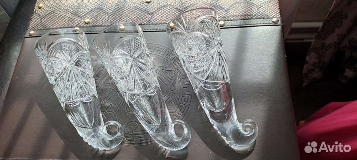 Хрустальный рог СССР набор