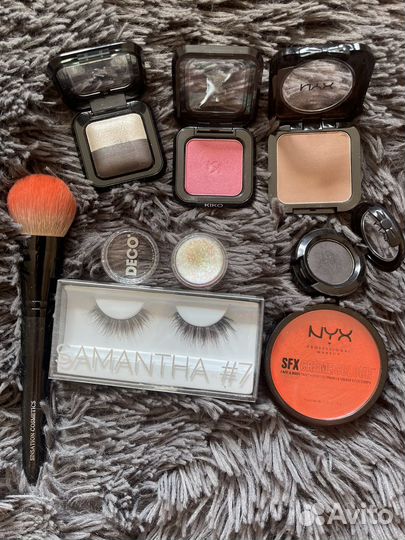 Набор косметики NYX, kiko, deco, кисть