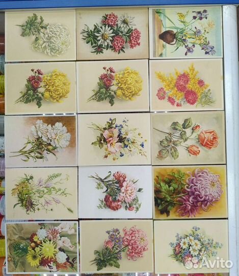 Открытки гдр цветы